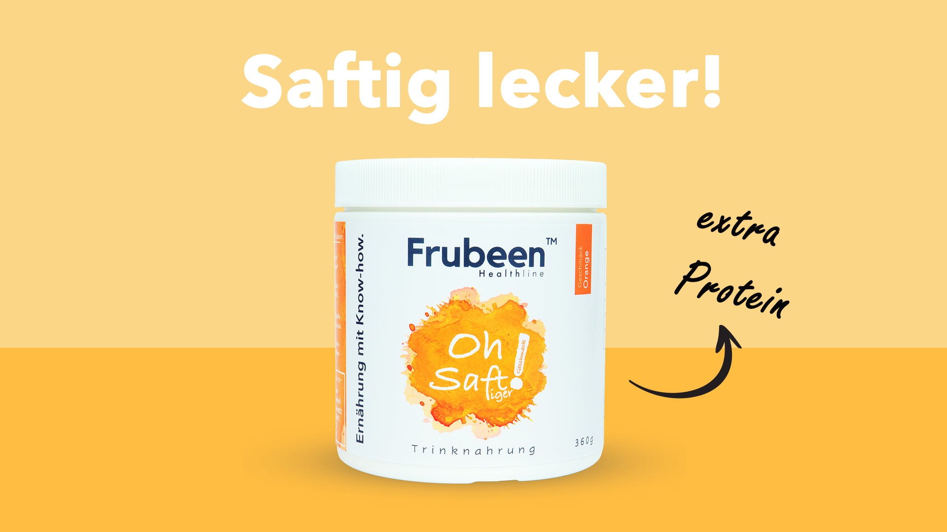 Frubeen Healthline Trinknahrung Oh-Saft Orange-Exotic Sportgetränk Nahrungsergänzungsmittel 