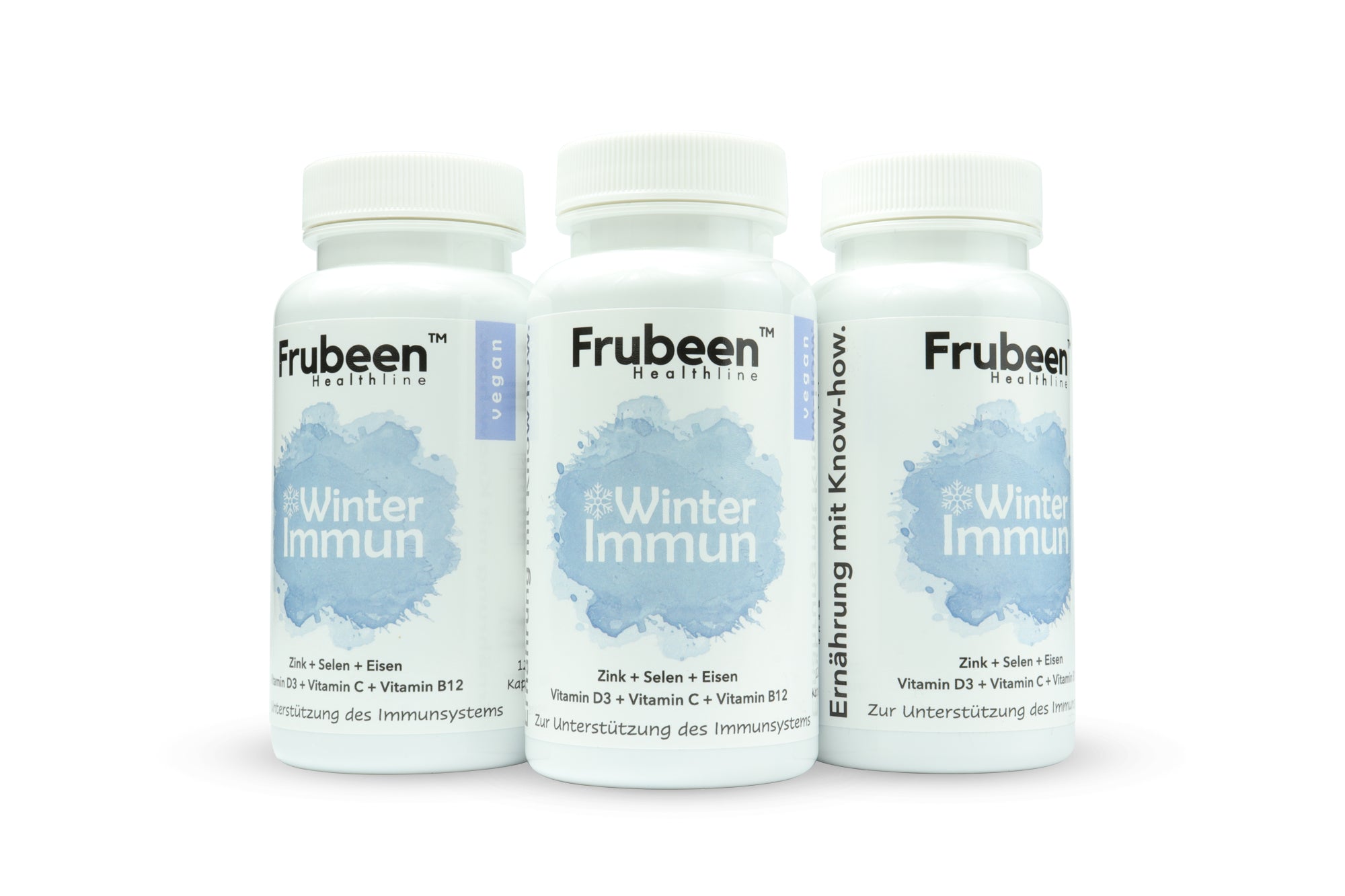 Winter Immunsystem Erkältung Schnupfen Husten Nahrungsergänzungsmittel lindern Komplex Frubeen Vitamin D C B12 Zink Selen Eisenstärken
